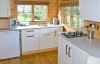 the log cabin kitchen