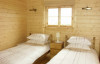 yorkshire log cabin twin bedroom